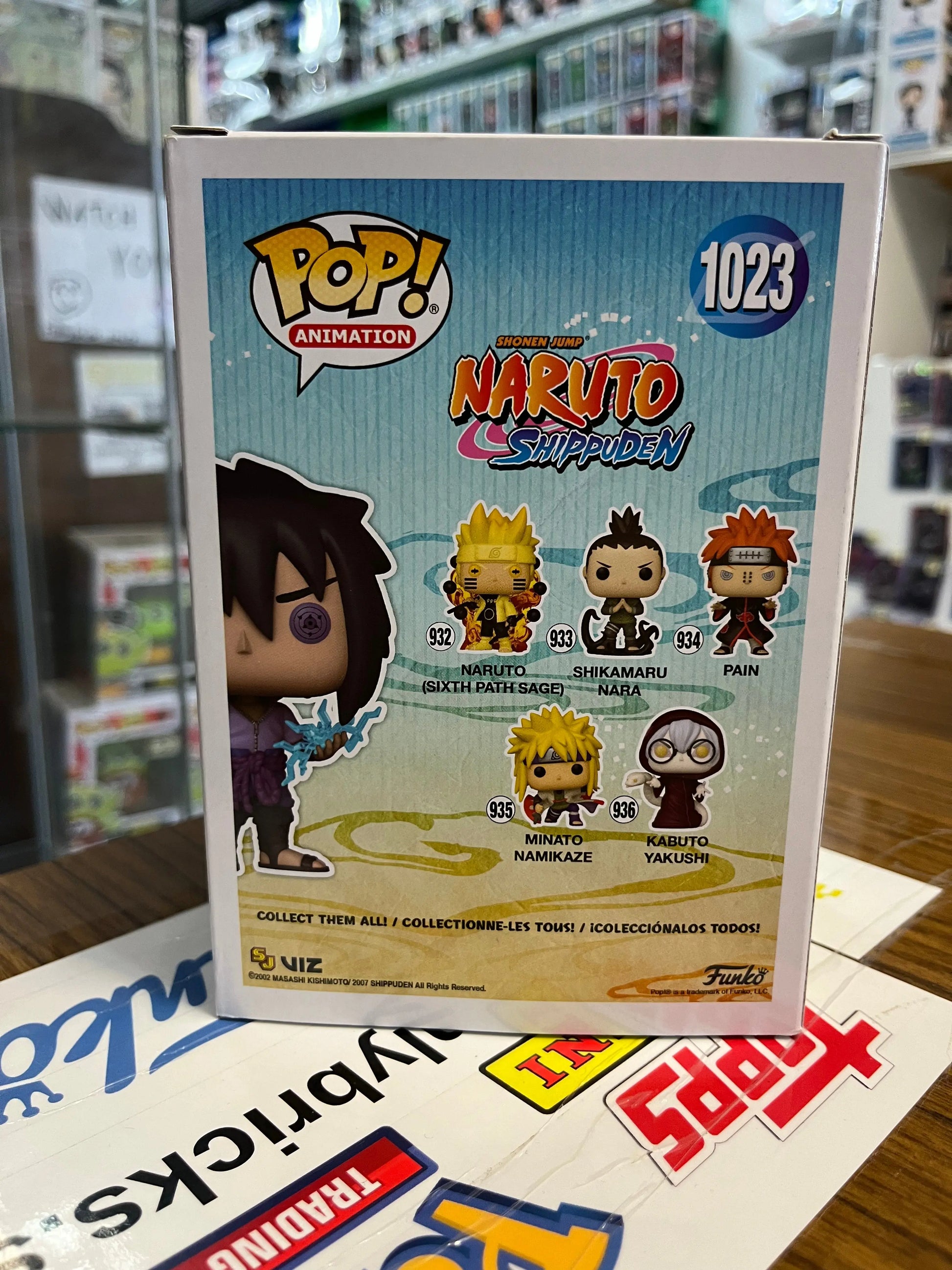 Funko POP Animation - Sasuke (Rinnegan) #1023 (Glow Chase Exclusive) FRENLY BRICKS - Open 7 Days