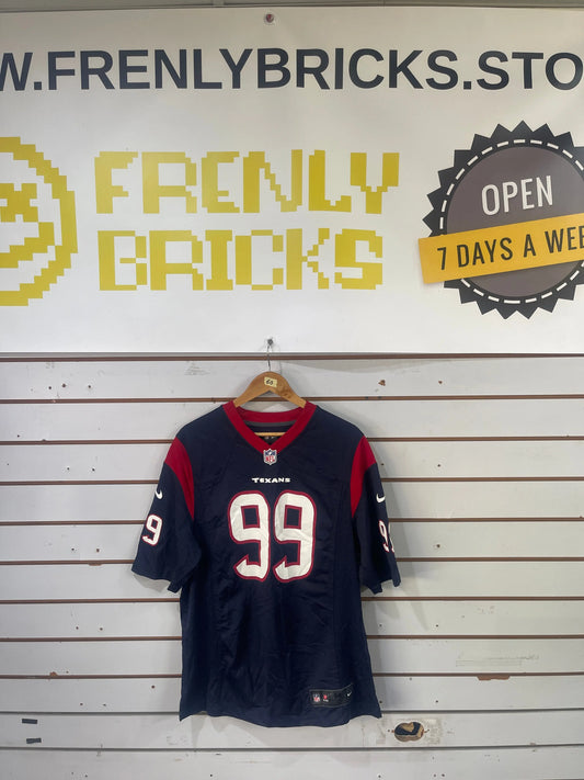 NFL Nike Houston Texans J.J. Watt #99 Jersey Medium FRENLY BRICKS - Open 7 Days