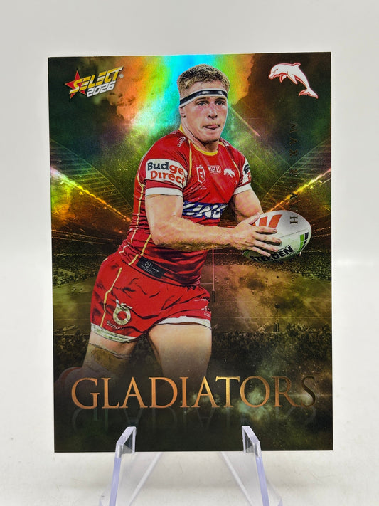 2026 Select NRL - Gladiators Gold Max Plath 062/140 product image