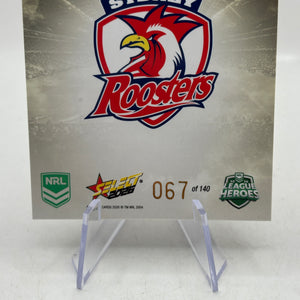 2026 Select NRL - Gladiators Gold Linday Collins 067/140 Roosters