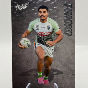 2026 Select NRL - Etched E16 Matthew Timoko 054/185 Raiders
