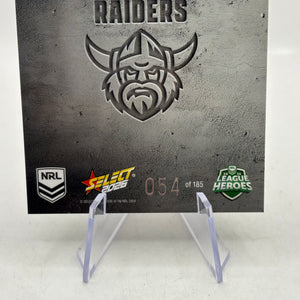 2026 Select NRL - Etched E16 Matthew Timoko 054/185 Raiders