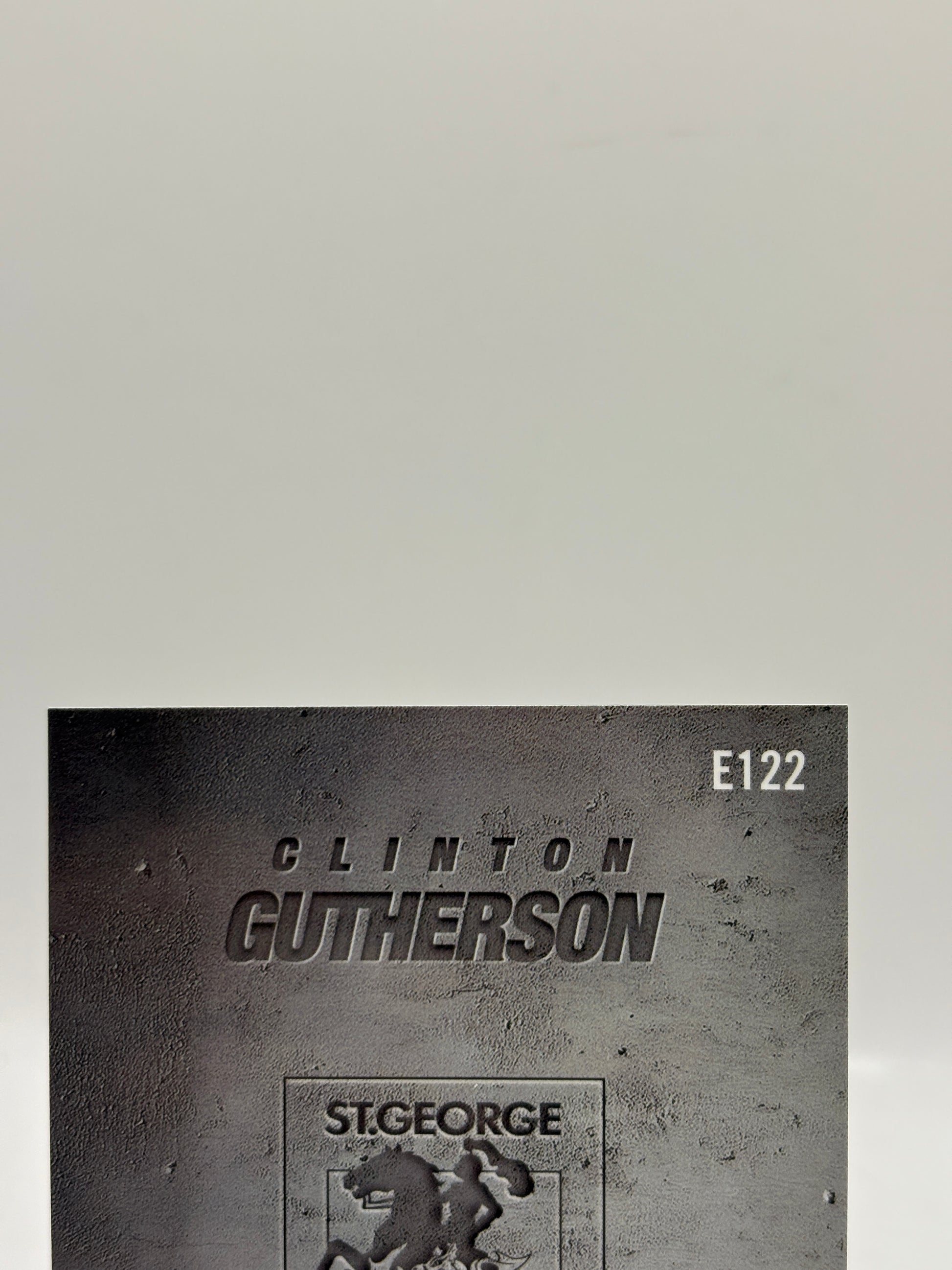 2026 Select NRL - Etched E122 Clinton Gutherson 147/185 Dragons