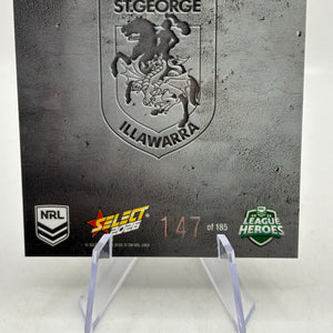 2026 Select NRL - Etched E122 Clinton Gutherson 147/185 Dragons