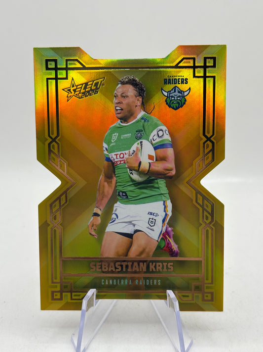 2026 Select NRL CDG16 - Sebastian Kris Gold Diecut 016/250 Raiders product image