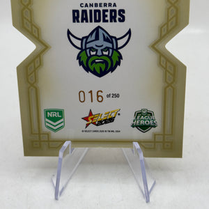 2026 Select NRL CDG16 - Sebastian Kris Gold Diecut 016/250 Raiders