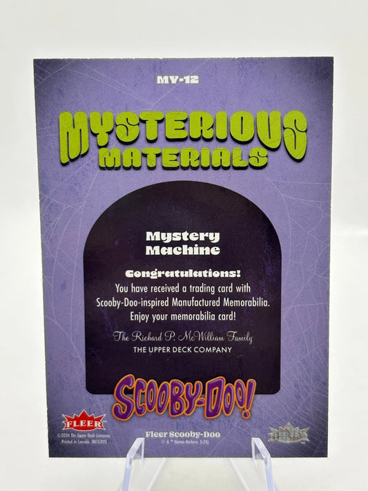 2025 Fleer Scooby Doo - Mysterious Materials Mystery Machine #MY-12 FRENLY BRICKS - Open 7 Days