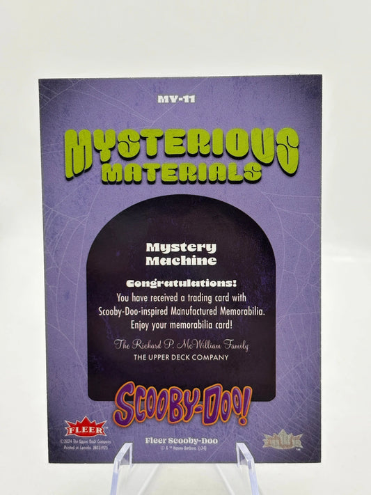 2024 Fleer Scooby-Doo Mystery Machine Mysterious Materials Patch #MV-11 FRENLY BRICKS - Open 7 Days