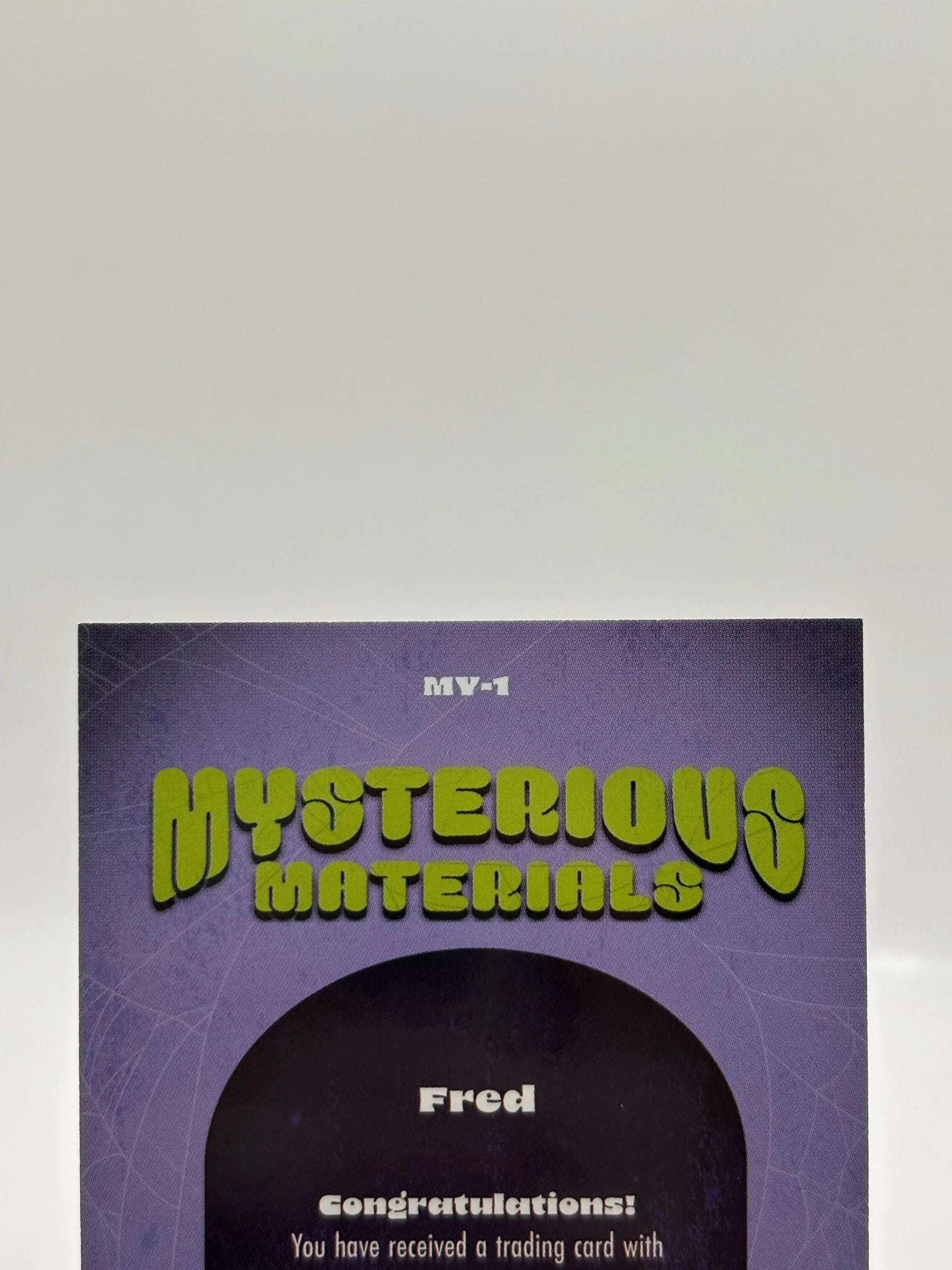 2025 Fleer Scooby-Doo FRED - Mysterious Materials  Relic MY-1 FRENLY BRICKS - Open 7 Days