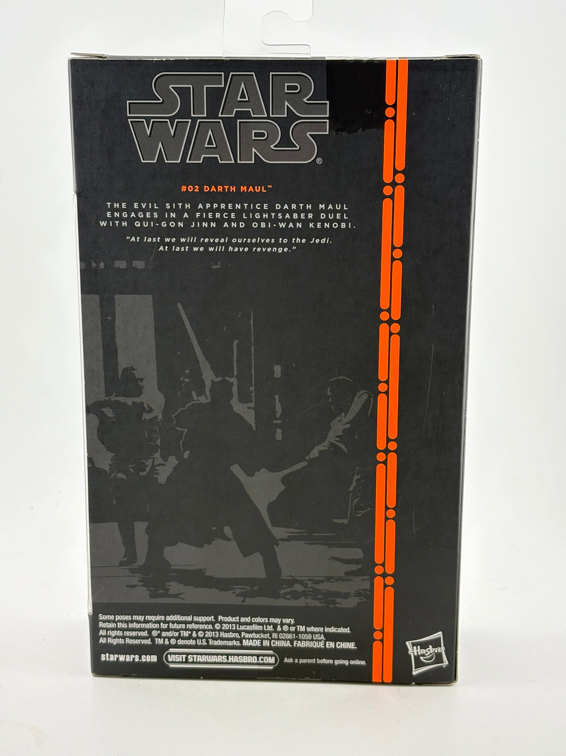 Hasbro Star Wars The Black Series - #02 Darth Maul Action Figure Sealed FRENLY BRICKS - Open 7 Days