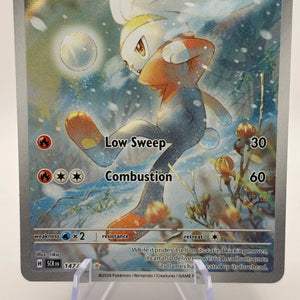Pokemon TCG Stellar Crown - Raboot 147/142 Art Rare LP FRENLY BRICKS - Open 7 Days