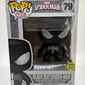 Funko POP! Marvel Spider-man #79 Black Suit Spider-Man Glow