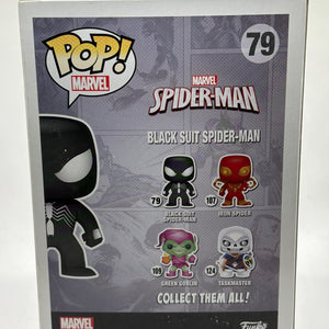 Funko POP! Marvel Spider-man #79 Black Suit Spider-Man Glow