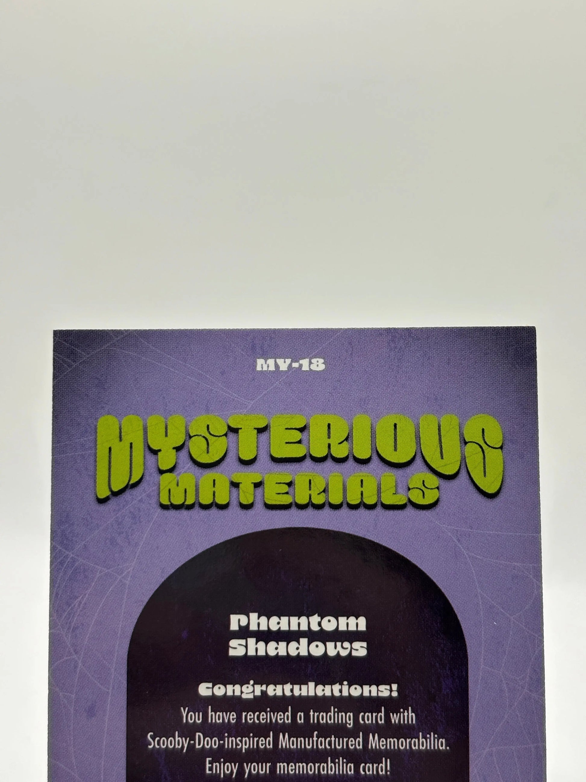 2025 Fleer Scooby Doo Mysterious Materials - Phantom Shadow MY-18 FRENLY BRICKS - Open 7 Days