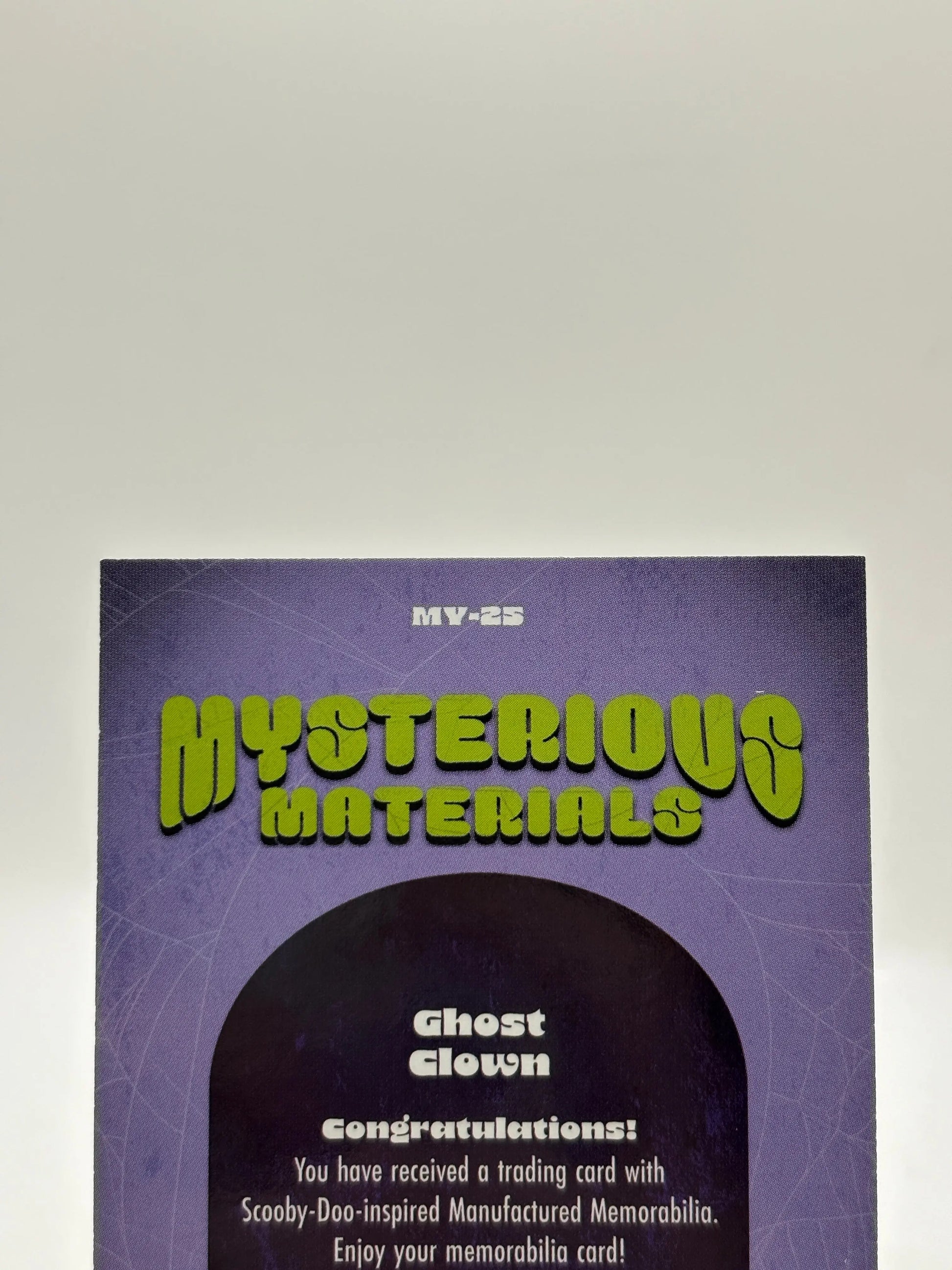 2024 Fleer Scooby Doo - Mysterious Materials Ghost Clown MY-25 FRENLY BRICKS - Open 7 Days