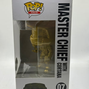 Funko POP! Halo #07 Master Chief with Cortana Special Edition Gold Vinyl Figure