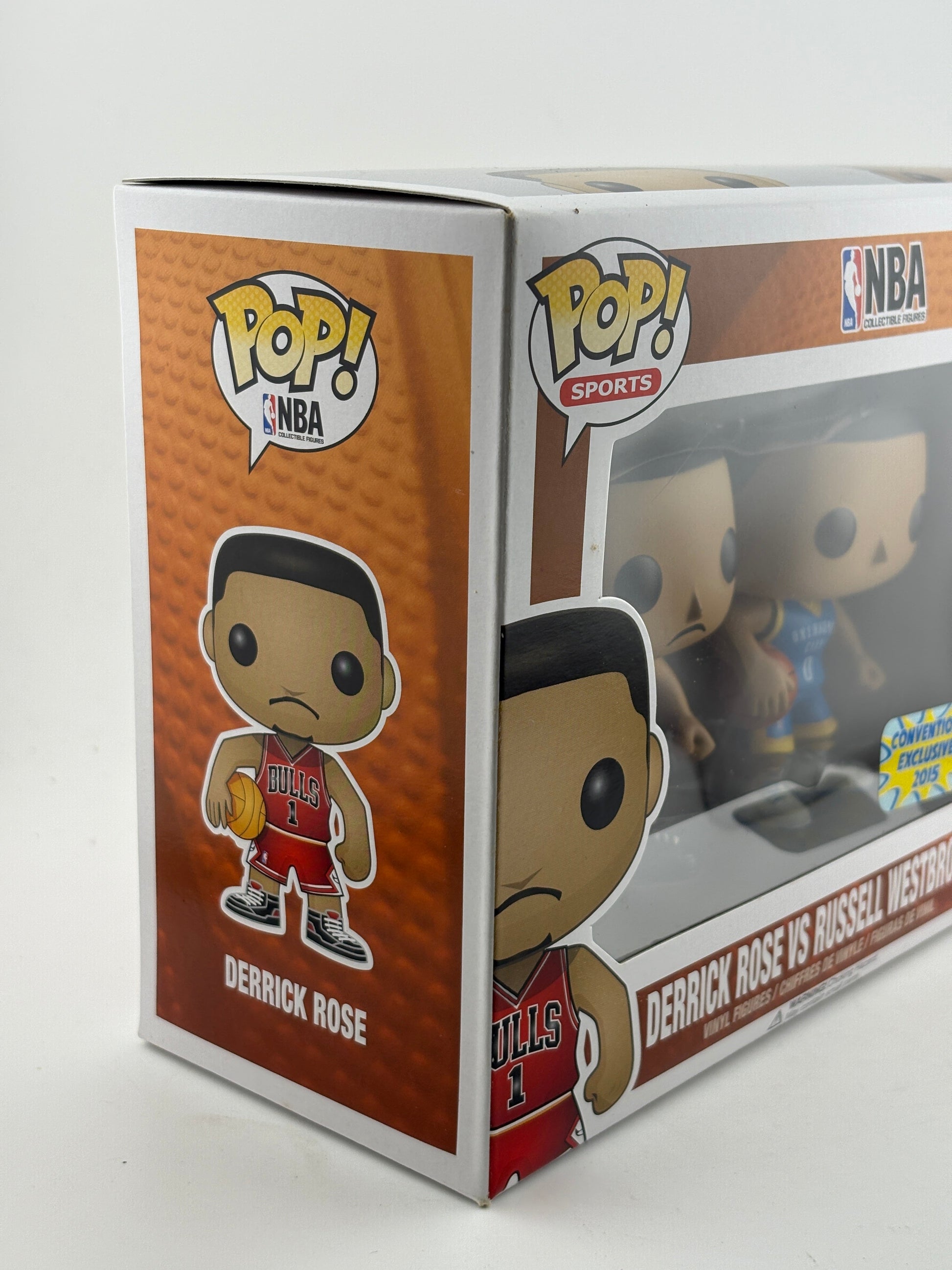 Funko POP! Sports NBA Derrick Rose vs Russell Westbrook 2 Pack 2015 Convention Exclusive FRENLY BRICKS - Open 7 Days