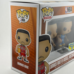 Funko POP! Sports NBA Derrick Rose vs Russell Westbrook 2 Pack 2015 Convention Exclusive FRENLY BRICKS - Open 7 Days