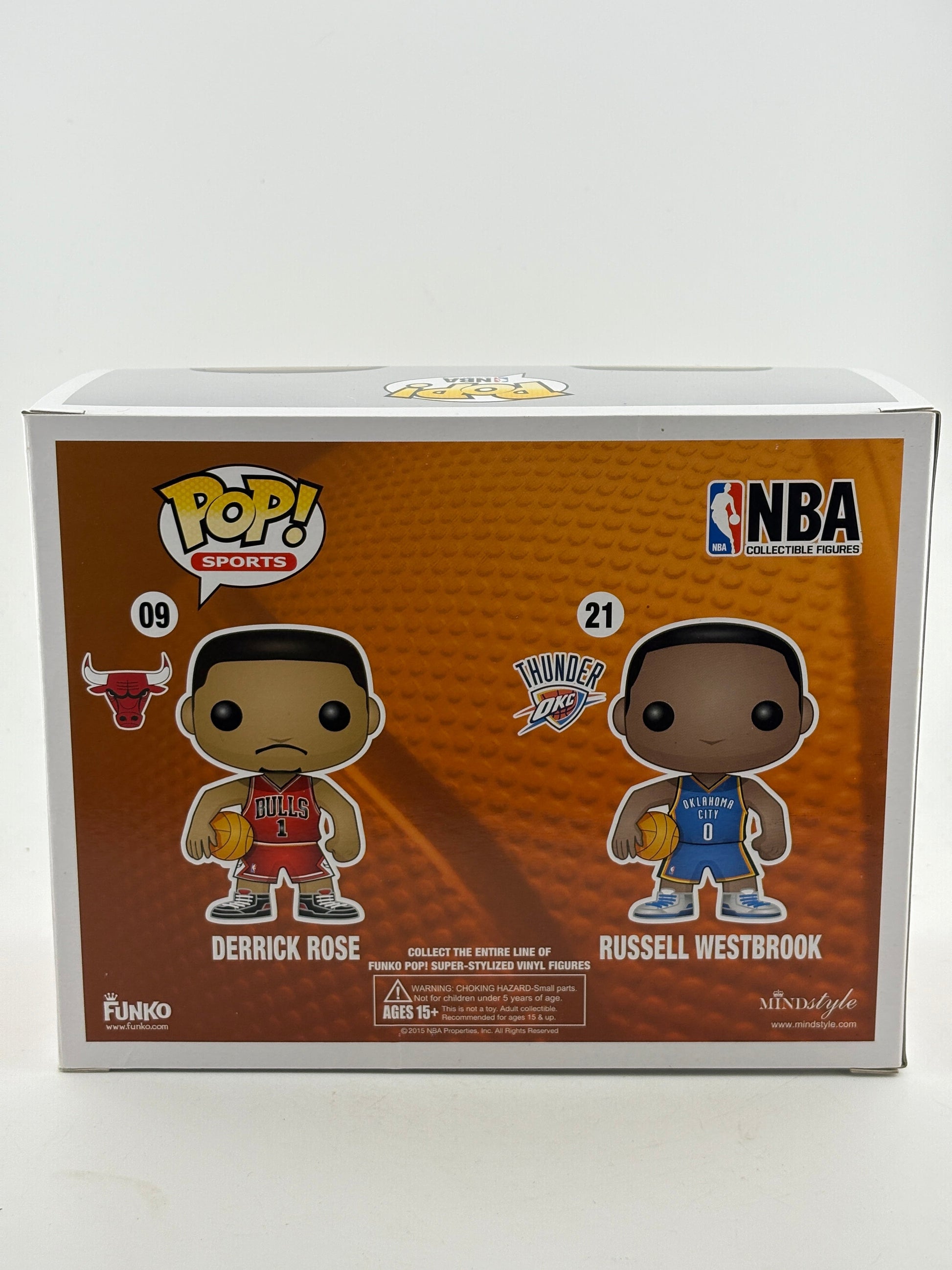 Funko POP! Sports NBA Derrick Rose vs Russell Westbrook 2 Pack 2015 Convention Exclusive FRENLY BRICKS - Open 7 Days