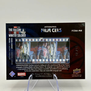 2022 Marvel Studios' The Falcon and Winter Soldier 12/15 Anthony Mackie Auto FRENLY BRICKS - Open 7 Days