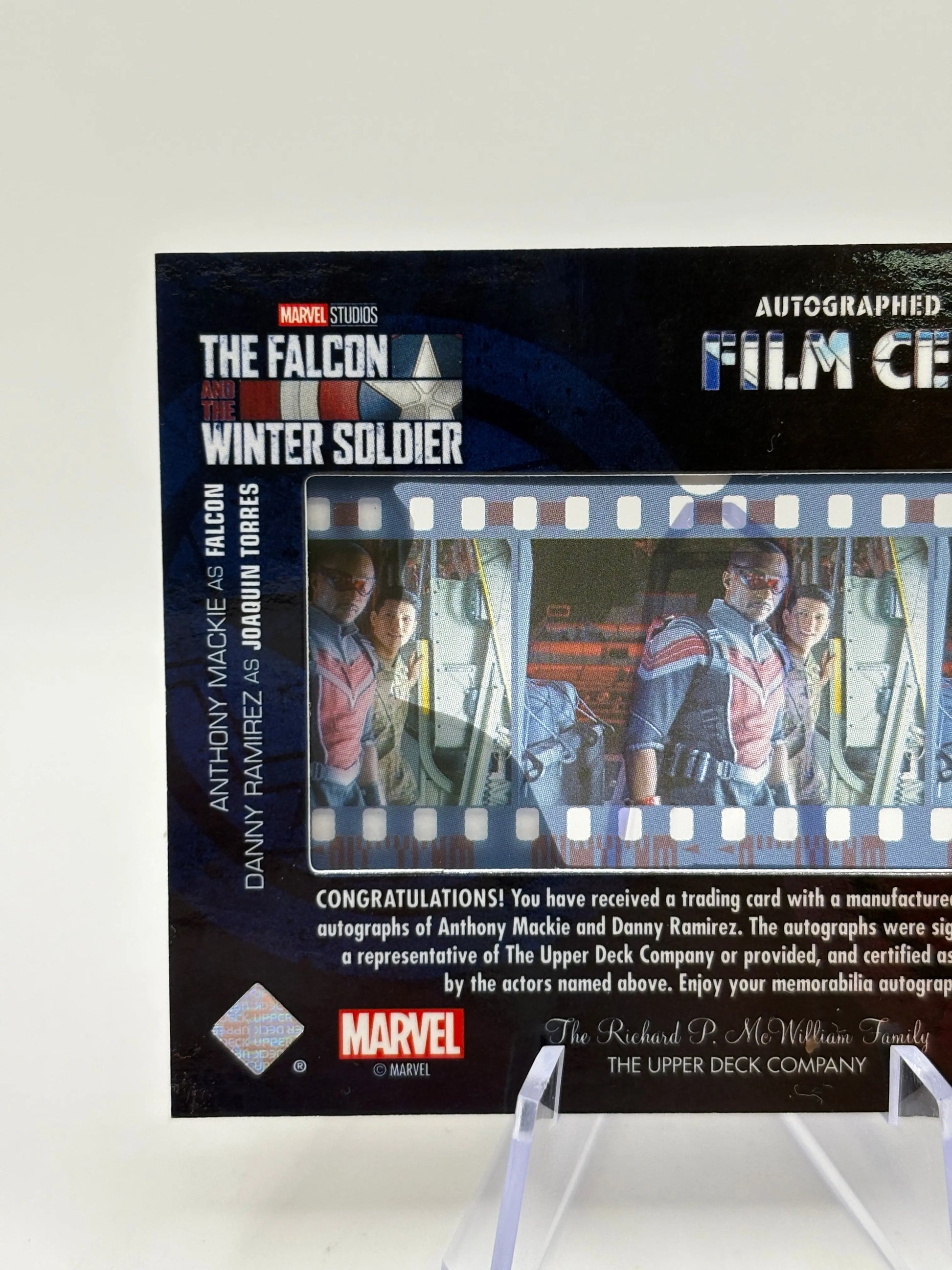 2022 Marvel Studios' The Falcon and Winter Soldier 12/15 Anthony Mackie Auto FRENLY BRICKS - Open 7 Days