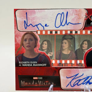 2022 Marvel Studios' WandaVision 15/15 Elizabeth Olsen/Kathryn Hahn Dual Auto FRENLY BRICKS - Open 7 Days
