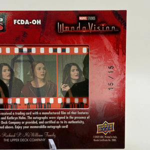 2022 Marvel Studios' WandaVision 15/15 Elizabeth Olsen/Kathryn Hahn Dual Auto FRENLY BRICKS - Open 7 Days
