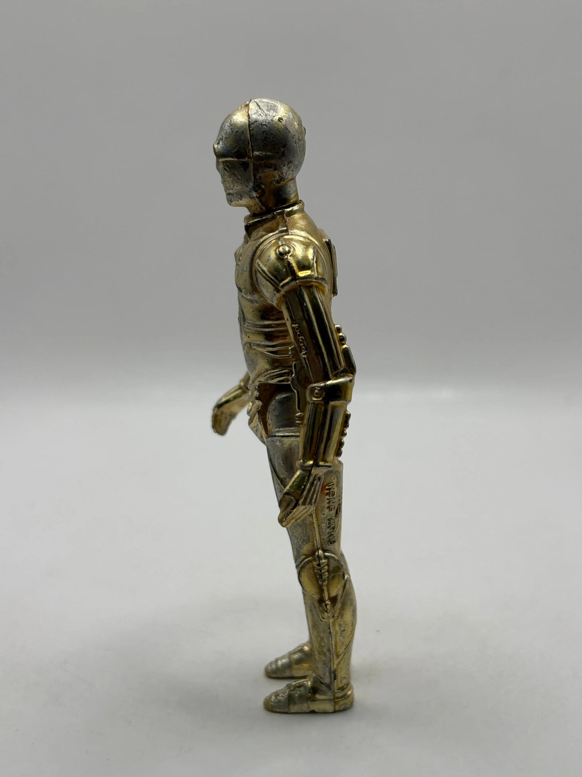 Vintage Star Wars C-3PO 3.75" Action Figure Hong Kong 1977 Kenner FRENLY BRICKS - Open 7 Days