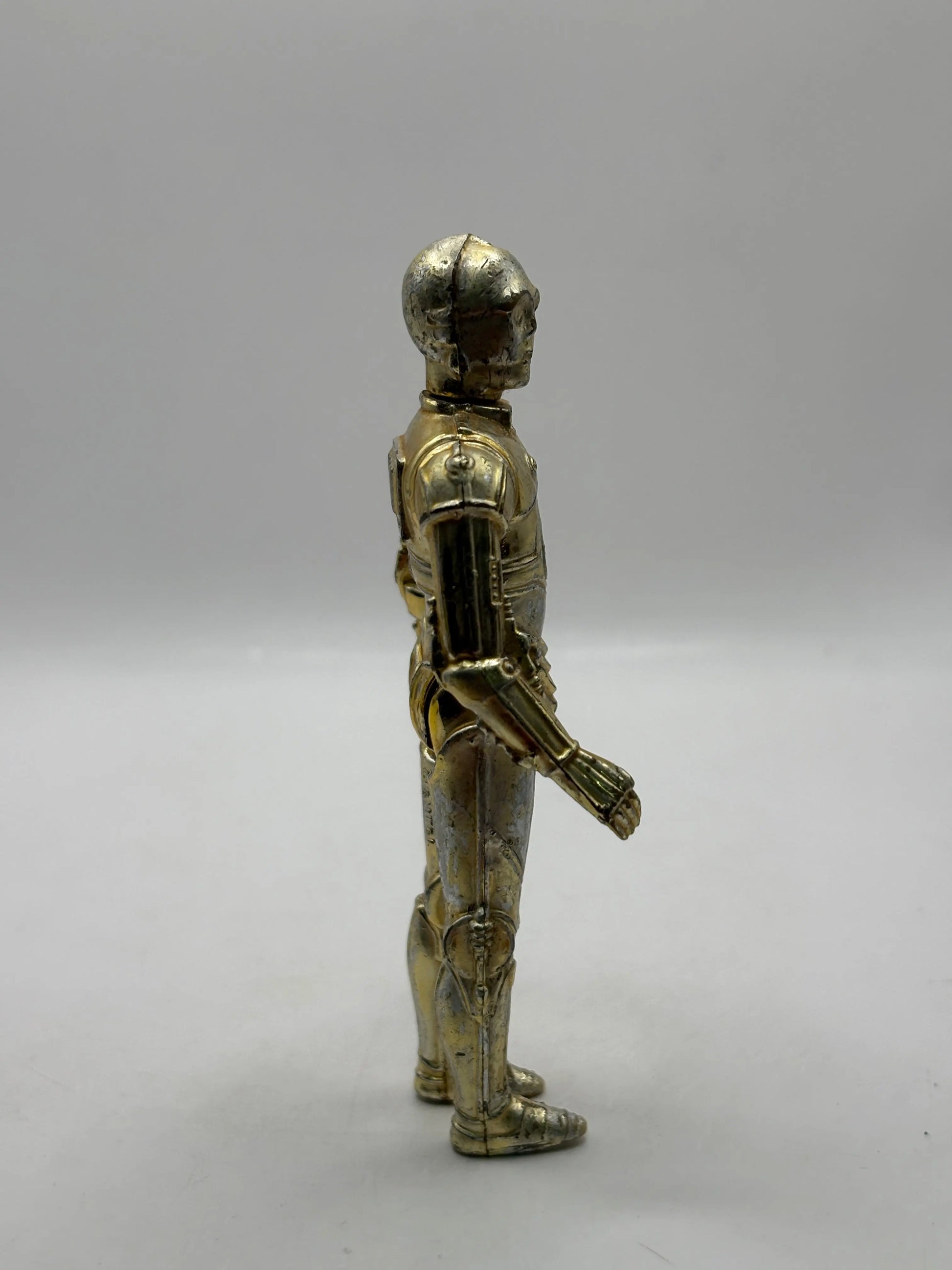 Vintage Star Wars C-3PO 3.75" Action Figure Hong Kong 1977 Kenner FRENLY BRICKS - Open 7 Days
