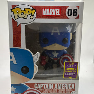 Funko POP! Marvel #06 Captain America 2017 Summer Convention Exclusive