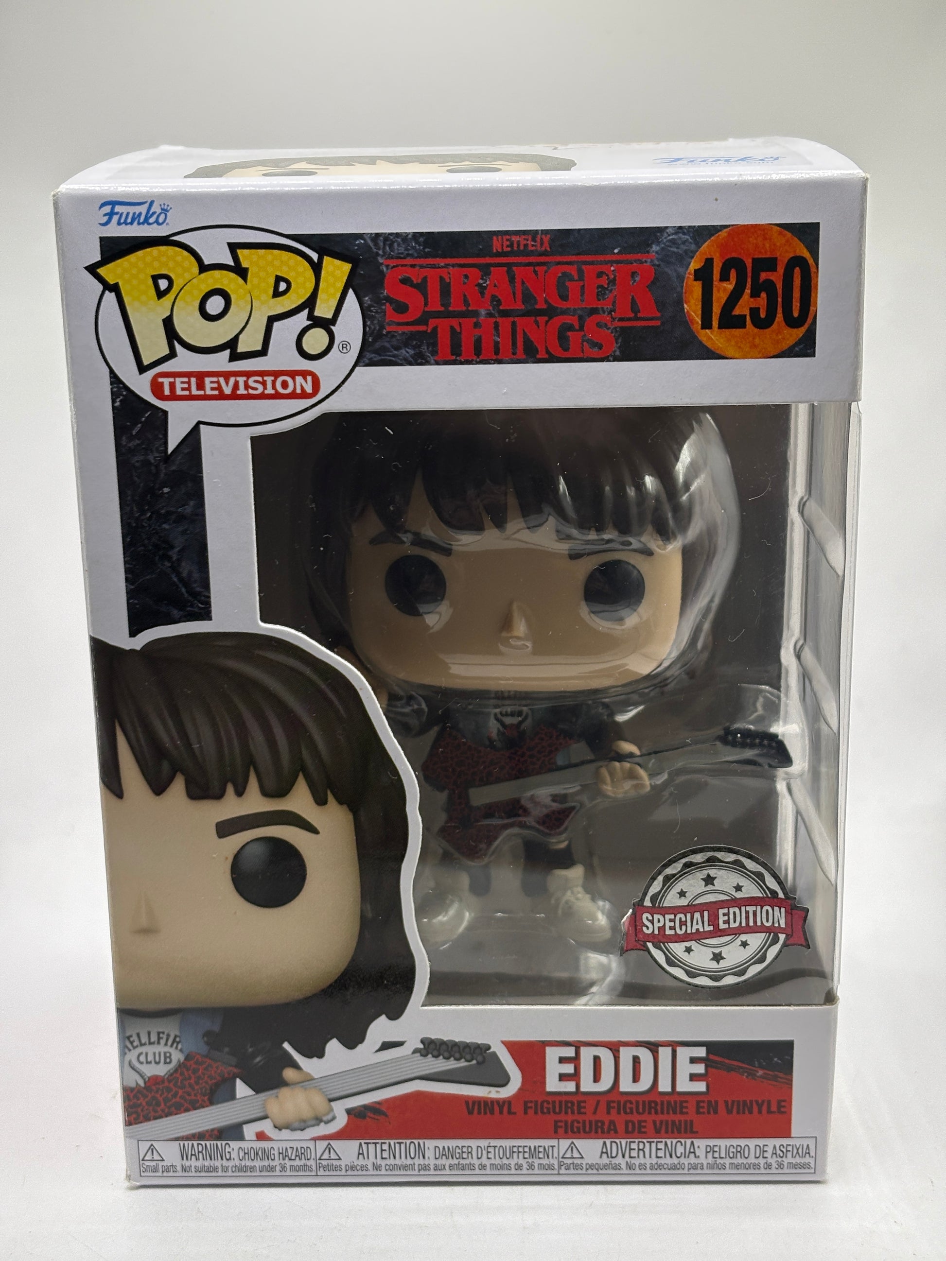 Funko POP! Television Stranger Things #1250 Eddie Special Edition