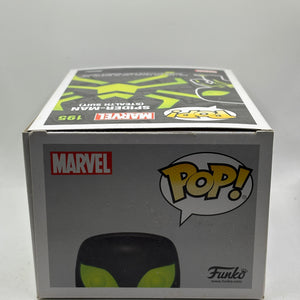 Funko POP! Marvel #195 Spider-Man (Stealth Suit) Hot Topic Exclusive Glow image 5