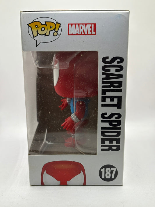 Funko POP! Marvel #187 Scarlet Spider Vinyl Bobble-Head image 2