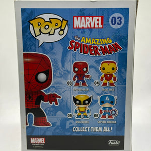Funko POP! Marvel #03 Spider-Man Hot Topic Exclusive
