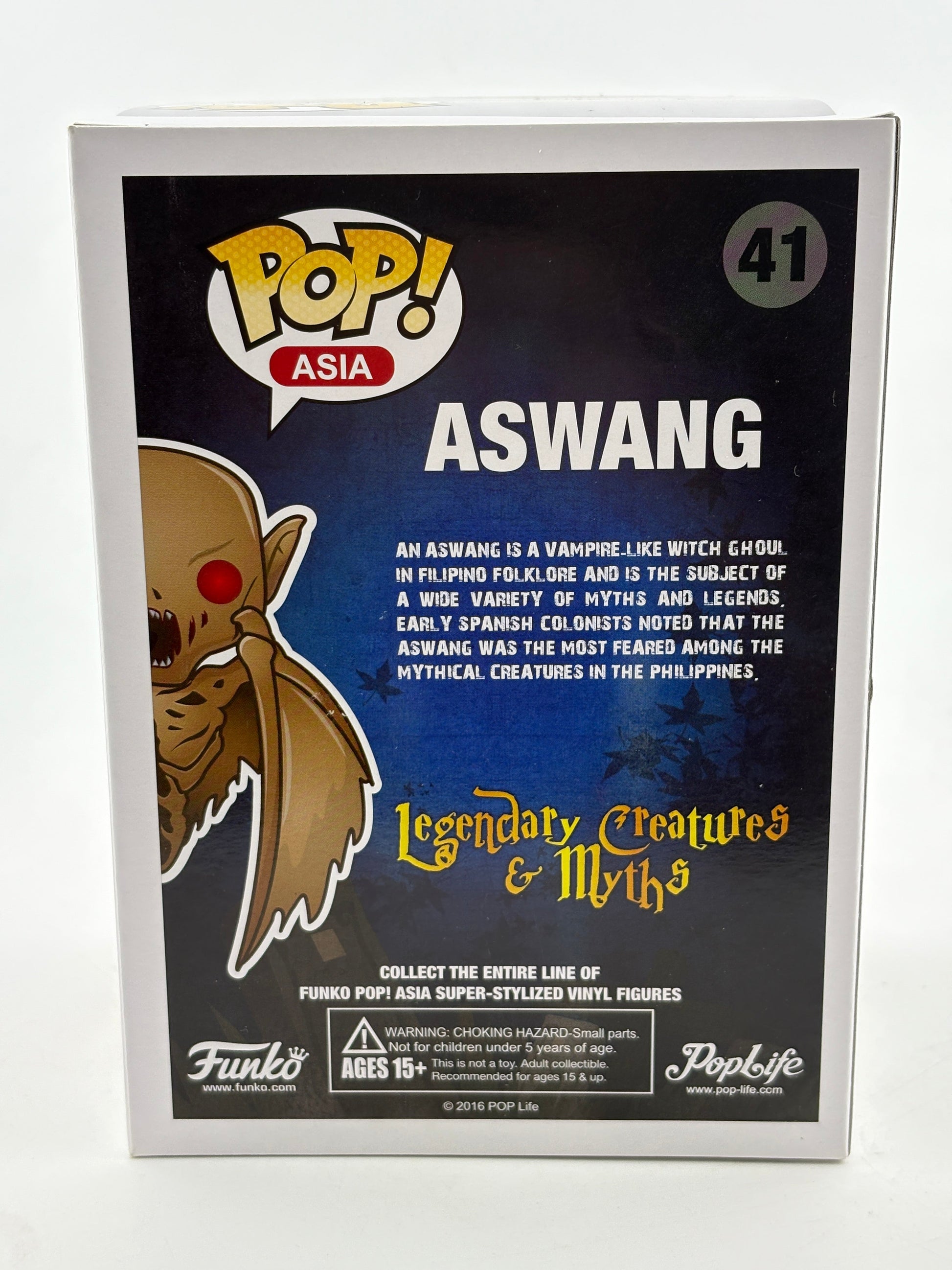 Funko POP! Asia Legendary Creatures & Myths #41 Aswang 2017 Con Exclusive FRENLY BRICKS - Open 7 Days