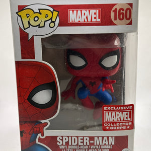 Funko POP! Marvel #160 Spider-Man Exclusive Collector Corps Vinyl Bobble-Head