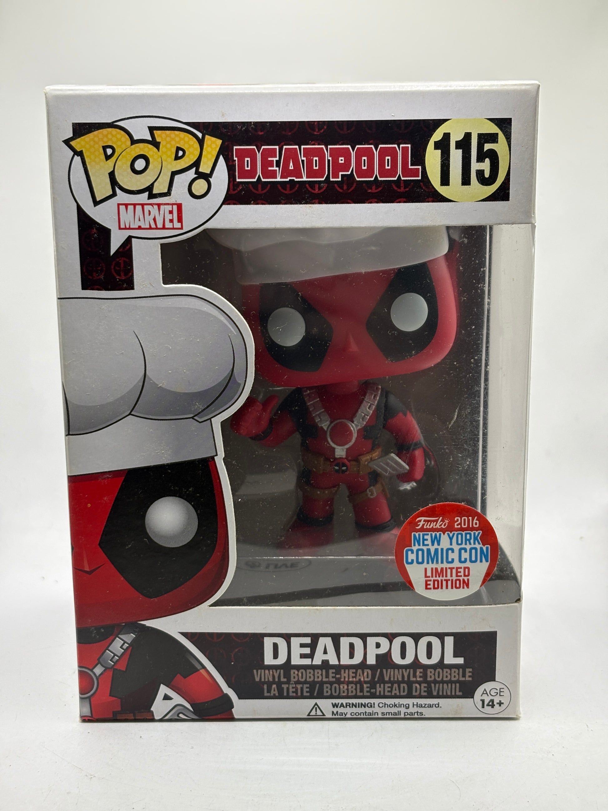 Funko POP! Marvel Deadpool #115 Deadpool 2016 NYCC Vinyl Bobble-Head