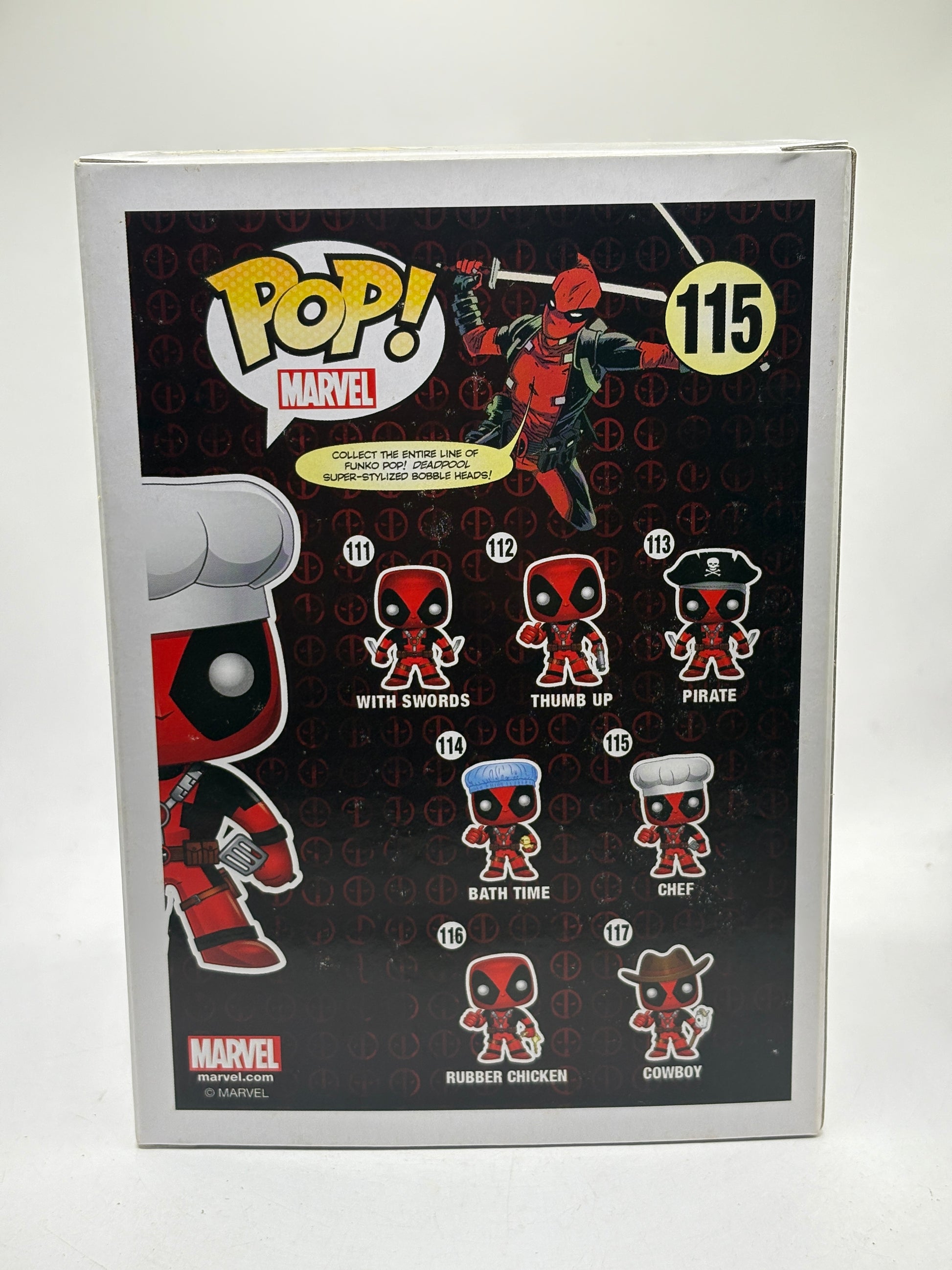 Funko POP! Marvel Deadpool #115 Deadpool 2016 NYCC Vinyl Bobble-Head