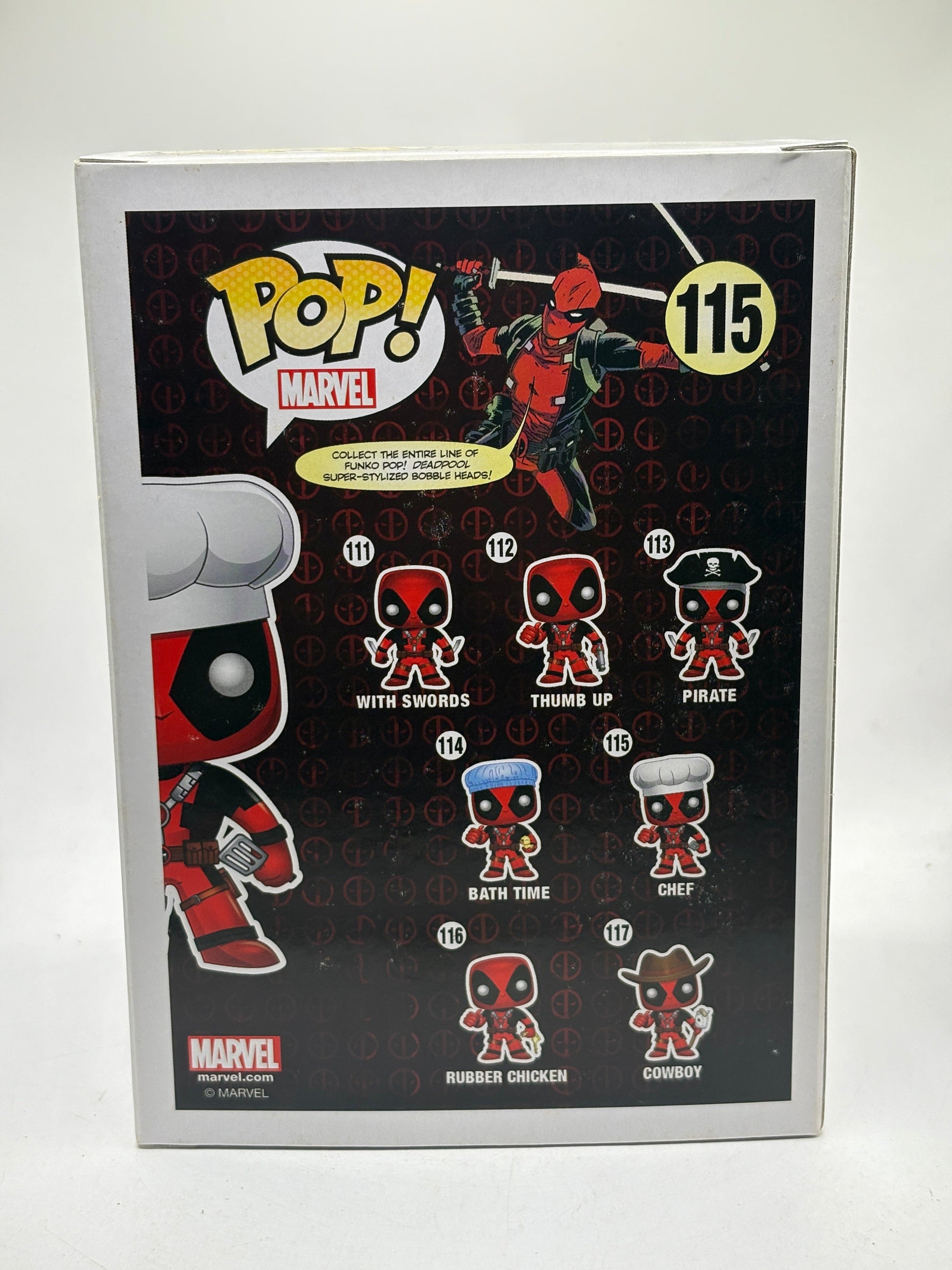 Funko POP! Marvel Deadpool #115 Deadpool 2016 NYCC Vinyl Bobble-Head image 3