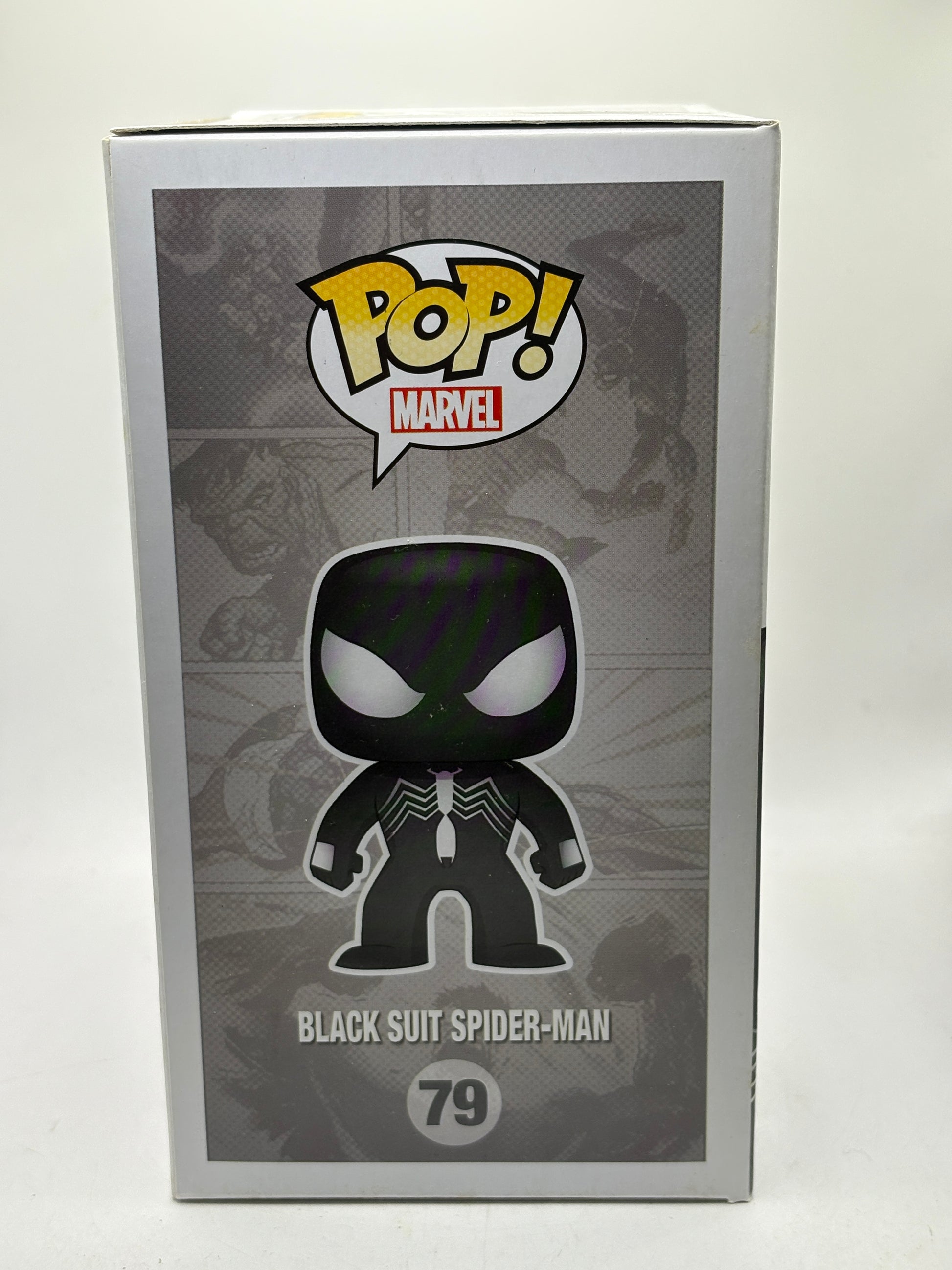 Funko POP! Marvel Spider-man #79 Black Suit Spider-Man Glow Vinyl Bobblehead (1)