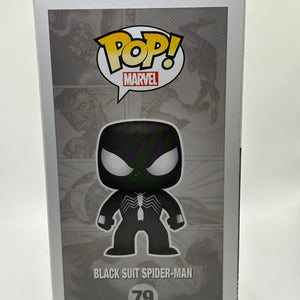 Funko POP! Marvel Spider-man #79 Black Suit Spider-Man Glow Vinyl Bobblehead (1)