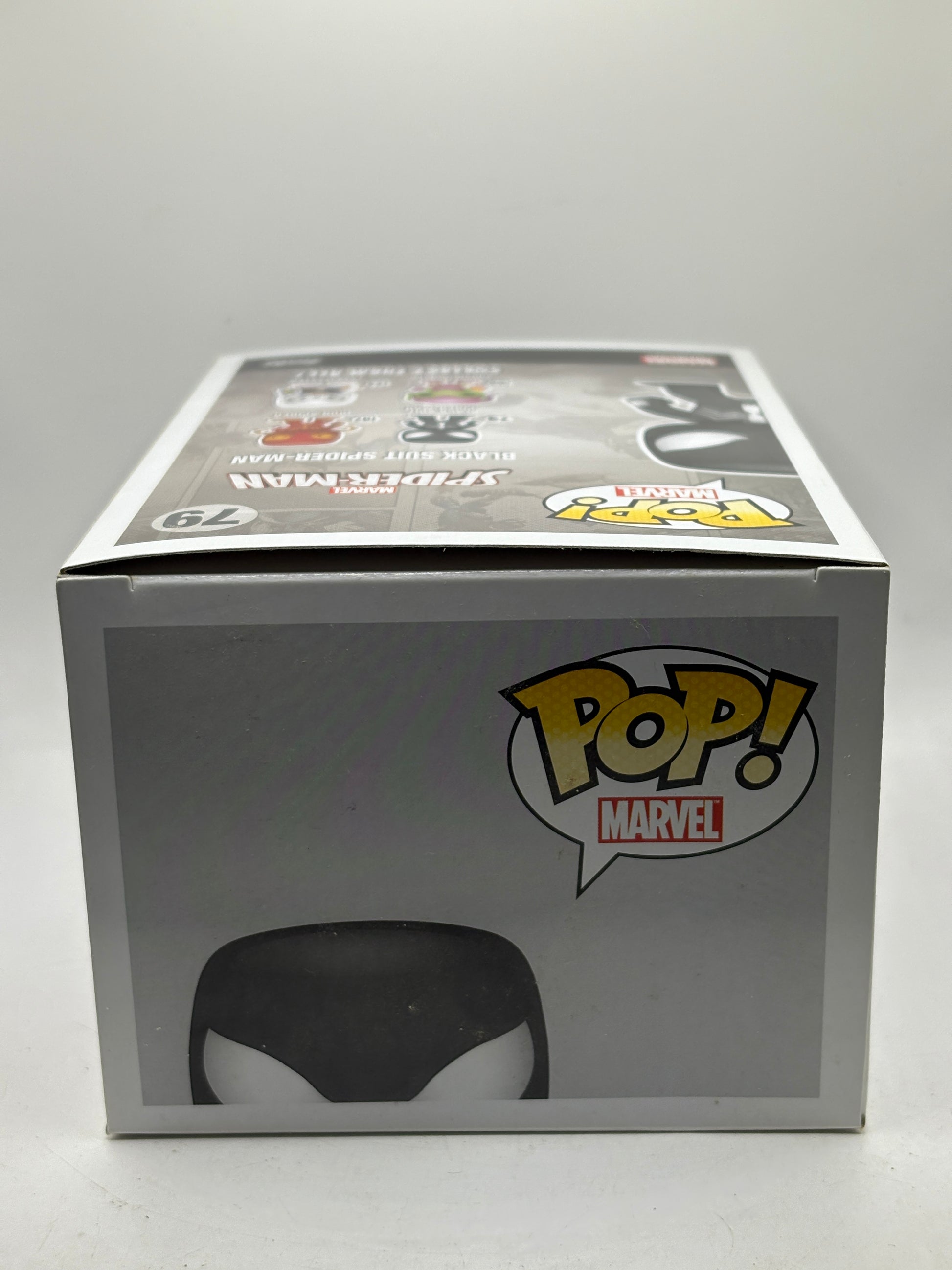 Funko POP! Marvel Spider-man #79 Black Suit Spider-Man Glow Vinyl Bobblehead (1)