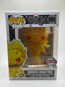 Funko POP! Marvel Venom #691 Venomized Human Torch Special Edition