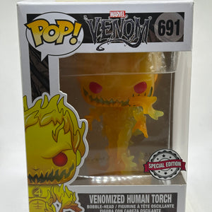 Funko POP! Marvel Venom #691 Venomized Human Torch Special Edition