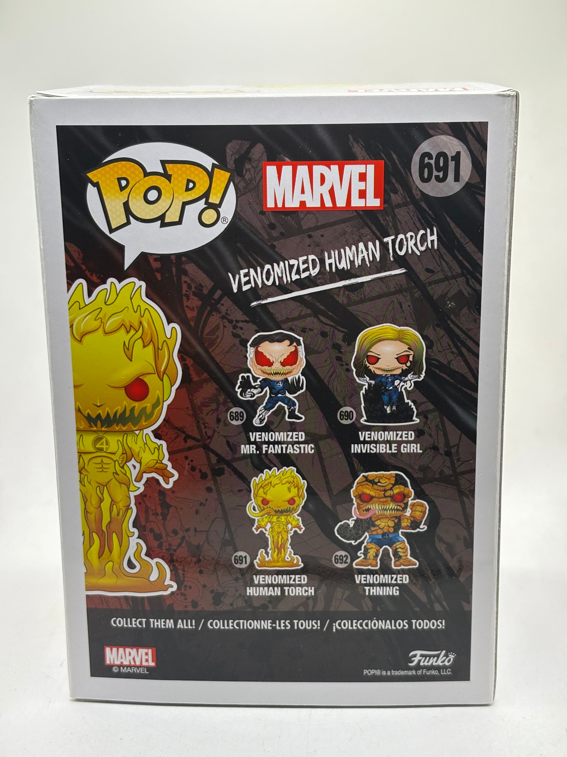 Funko POP! Marvel Venom #691 Venomized Human Torch Special Edition