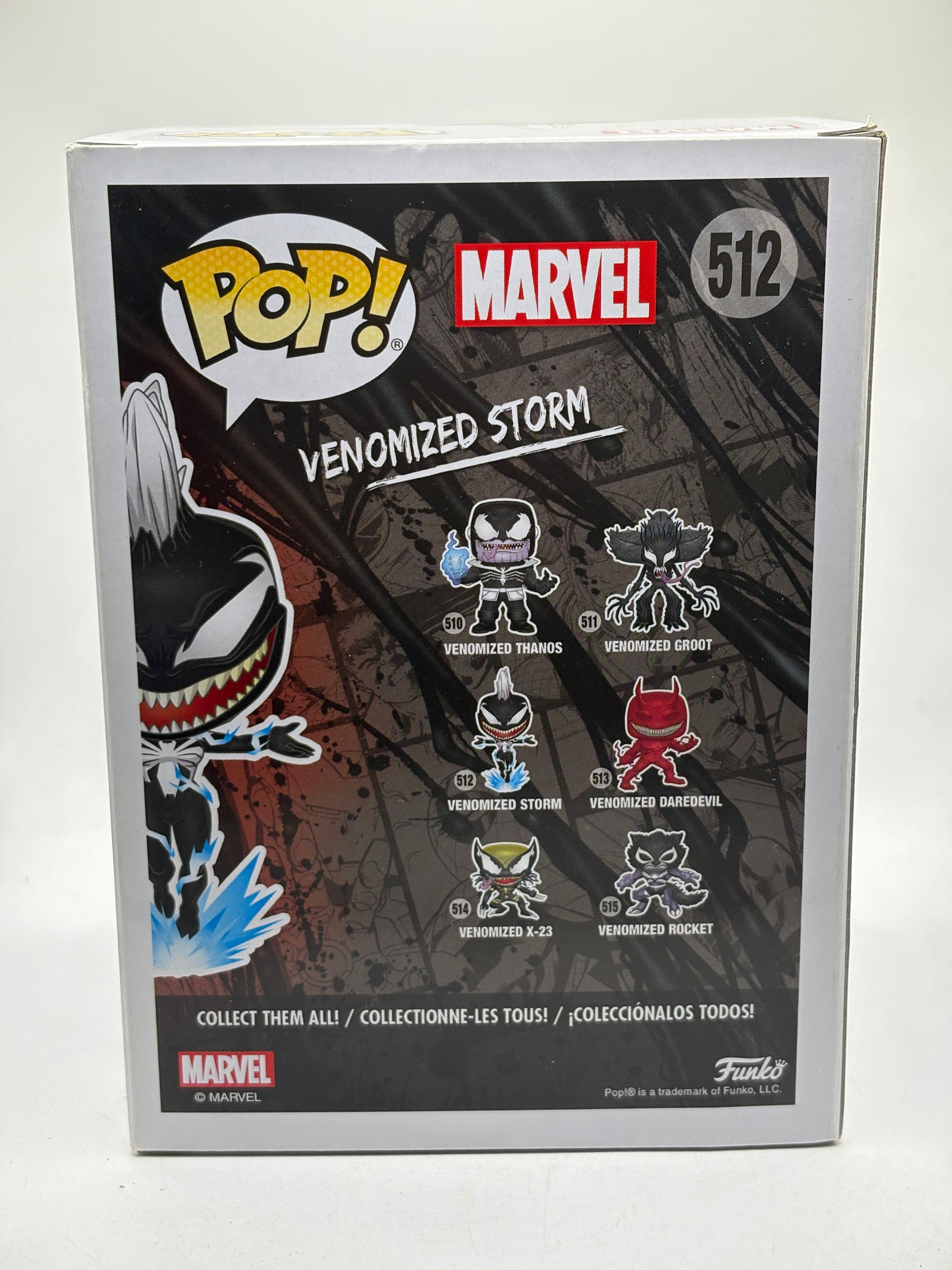 Funko POP! Marvel Venom #512 Venomized Storm Glow Popcultcha Exclusive