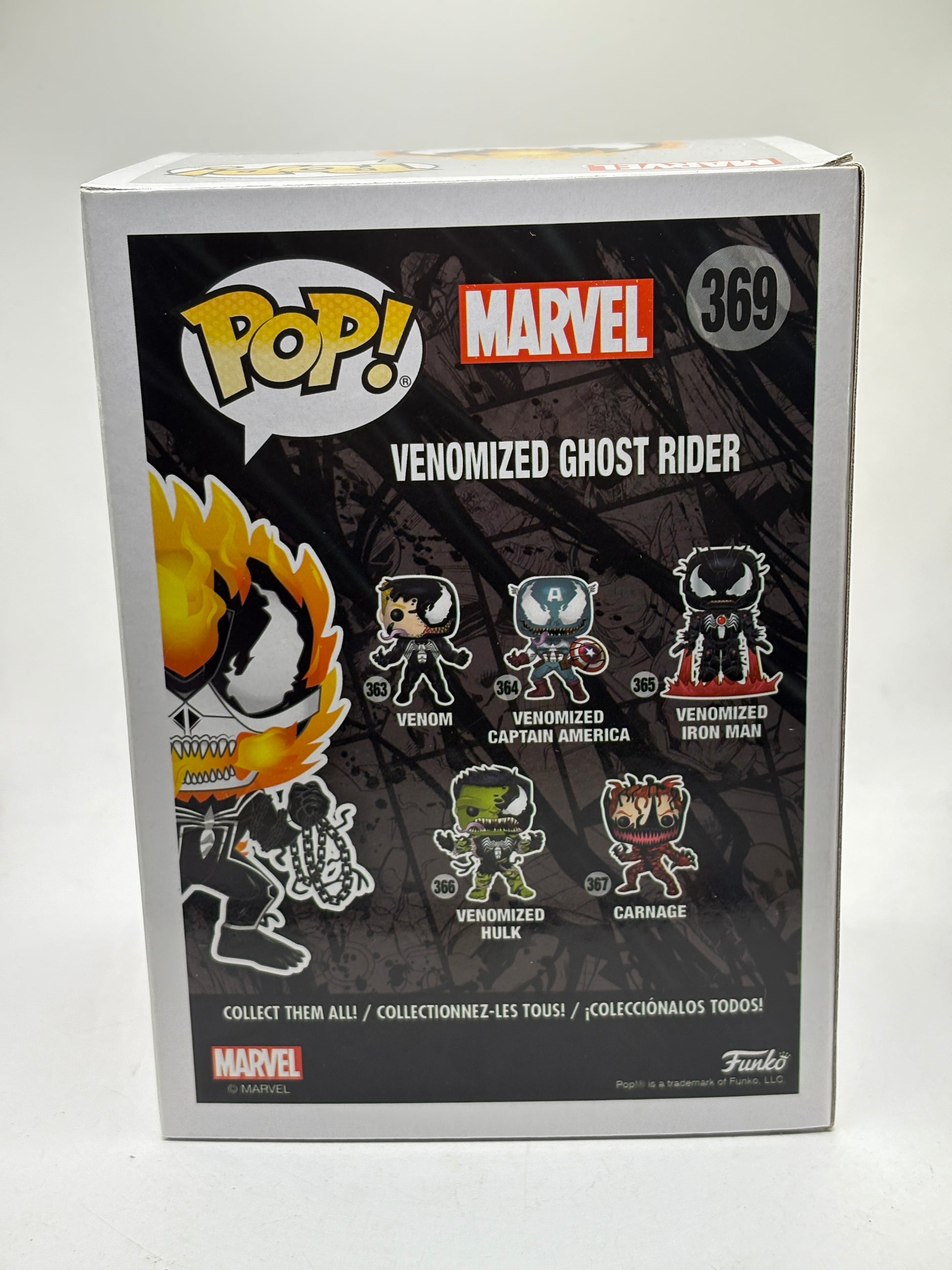 Funko POP! Marvel Venom #369 Venomized Ghost Rider Bobblehead