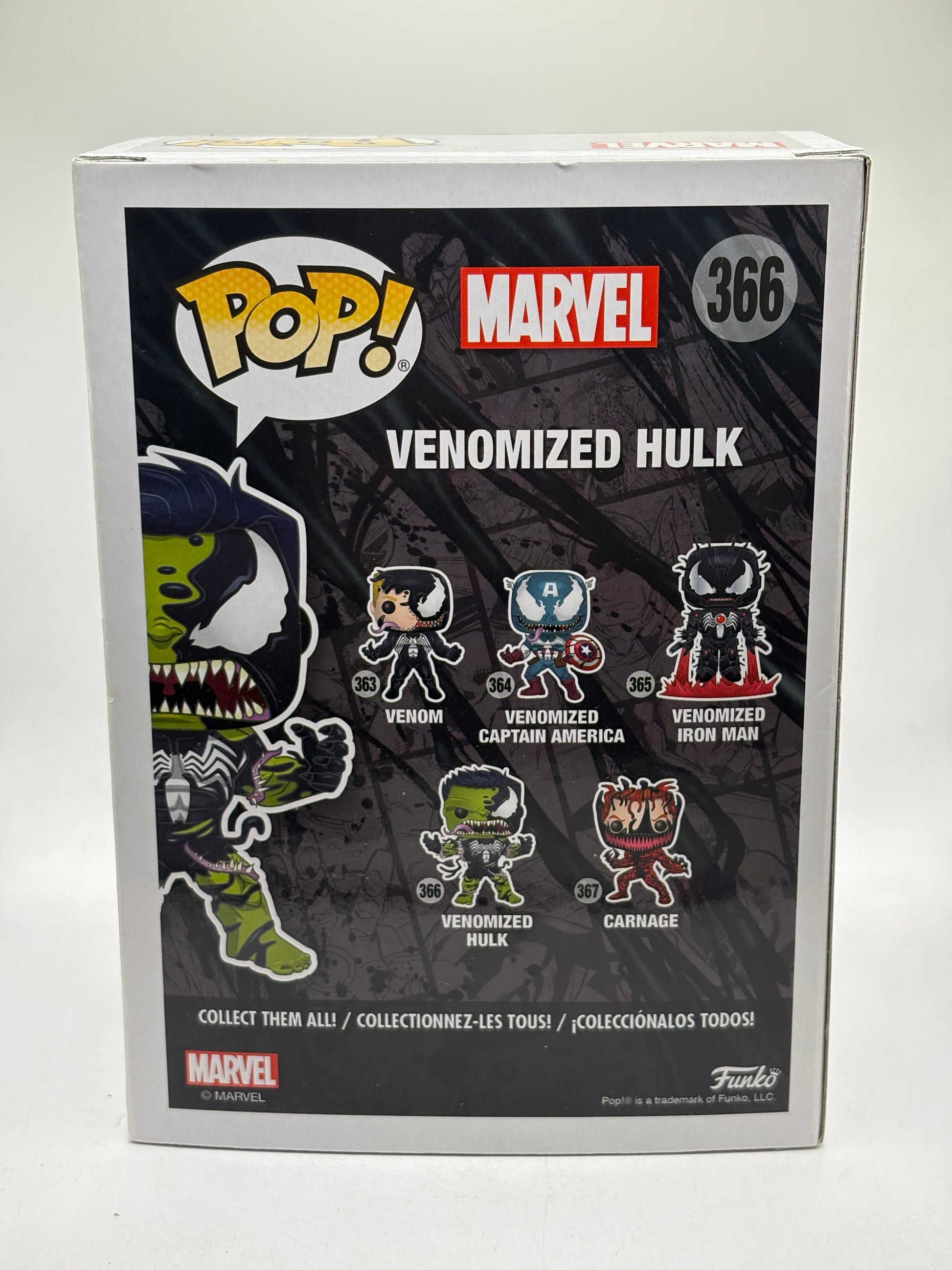 Funko POP! Marvel Venom #366 Venomized Hulk Bobble-Head