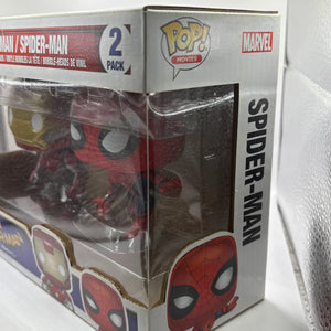 Funko POP! Movies Spider-Man Homecoming 2 Pack Iron Man / Spider-Man