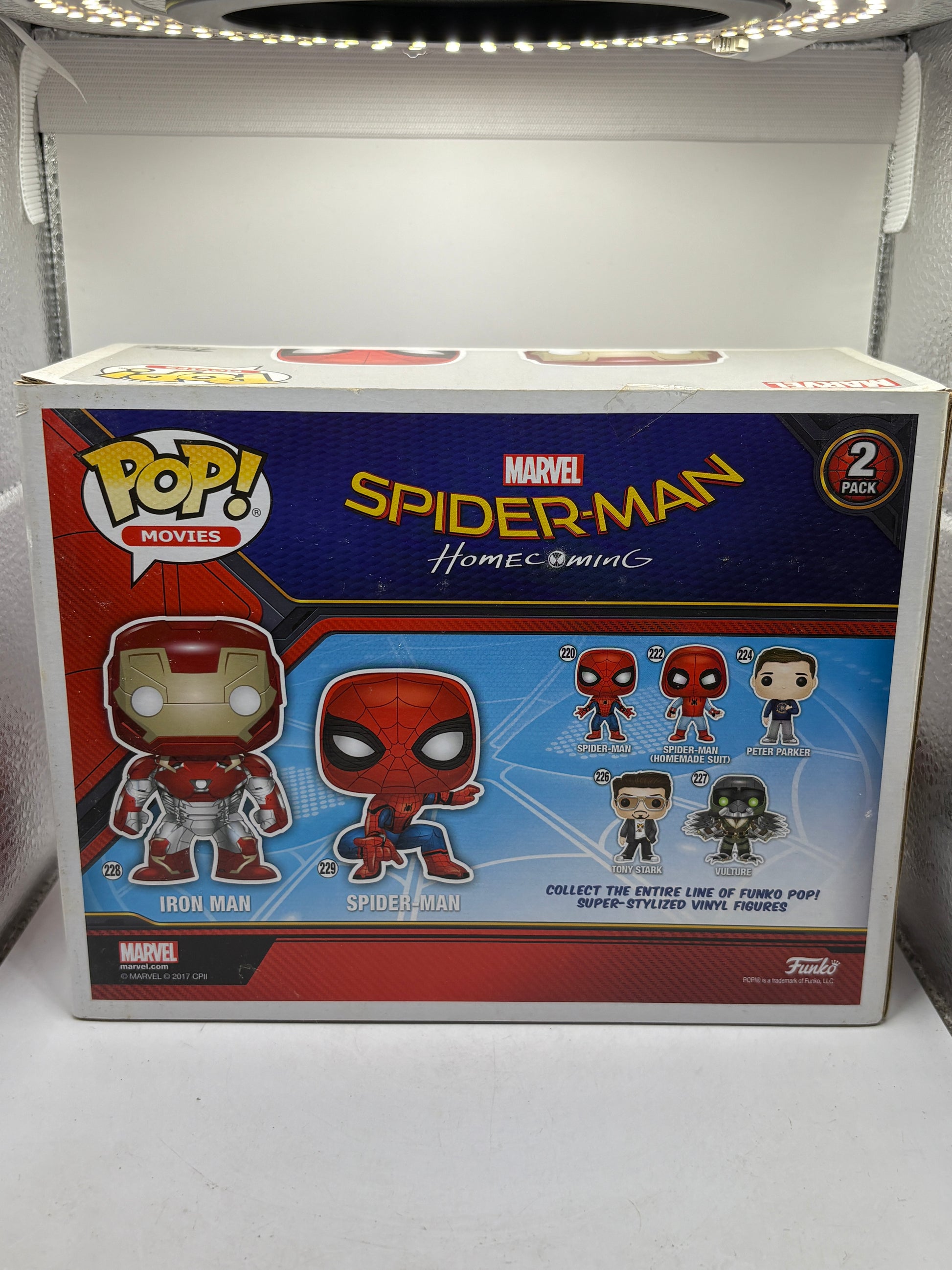 Funko POP! Movies Spider-Man Homecoming 2 Pack Iron Man / Spider-Man